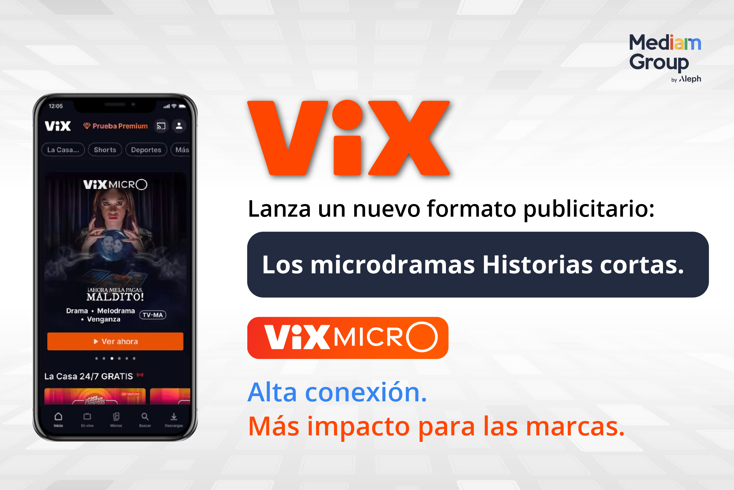 Micros de ViX, nuevo formato de microdramas que redefine el consumo de streaming en Latinoamérica.