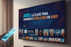 AVOD publicidad en streaming gratis en plataformas de video bajo demanda