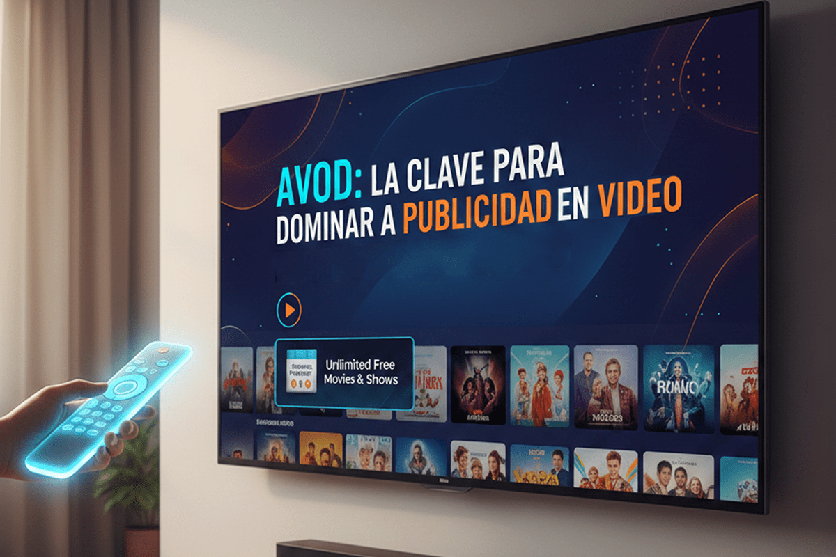 AVOD publicidad en streaming gratis en plataformas de video bajo demanda